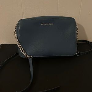 Michael Kors Crossbody Bag Blue Teal Color